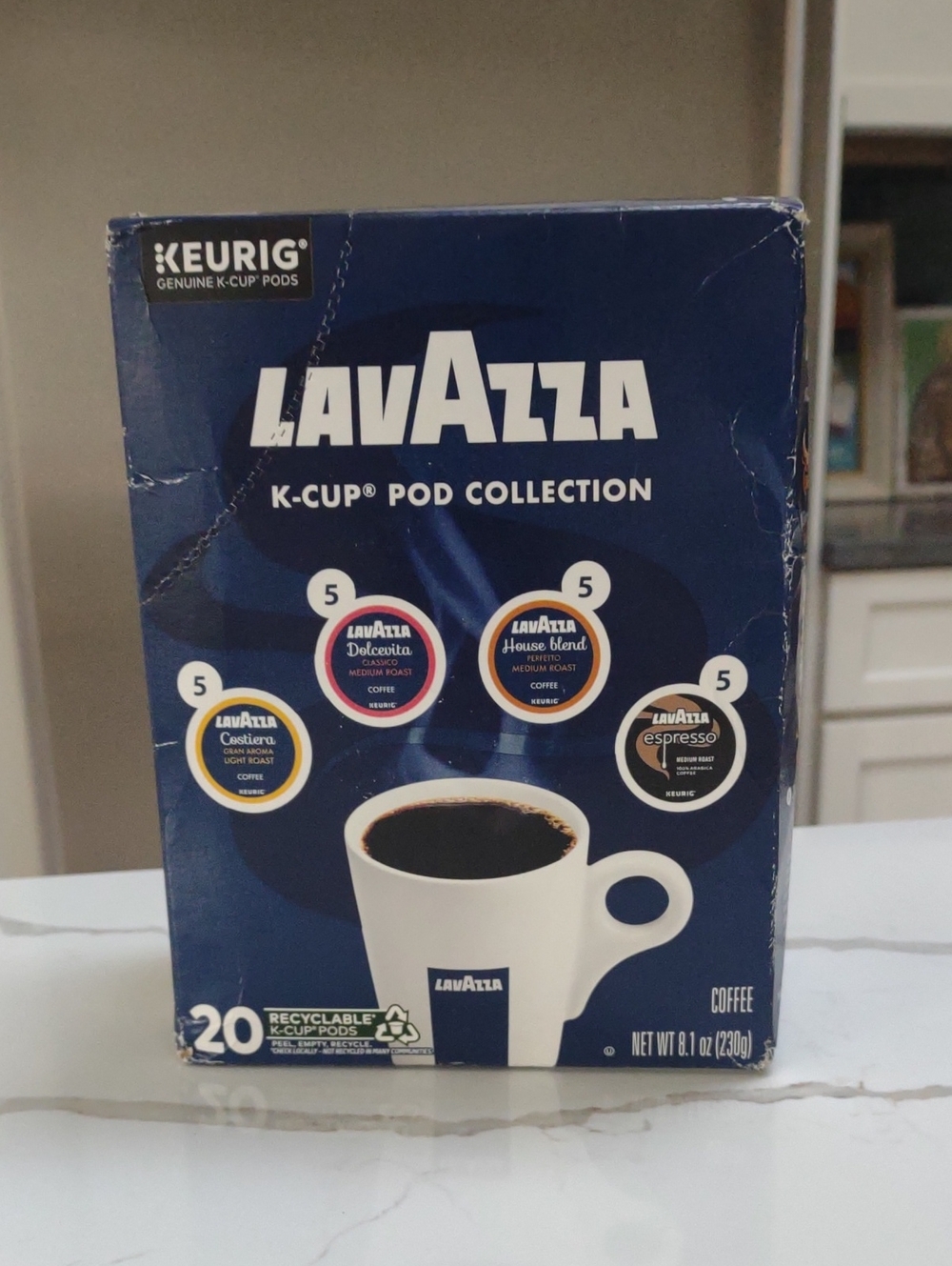 LavAzza 20 Count K-Cup Coffee Pod Collection Variety Pack for Keurig